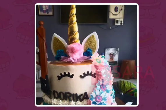 Cake made by a Rosso Bakes student