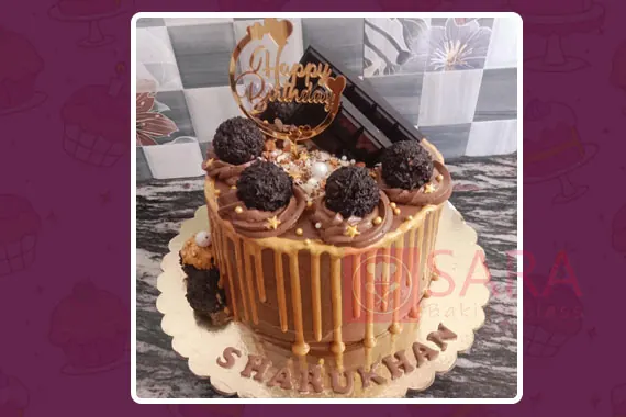 Cake made by a Rosso Bakes student