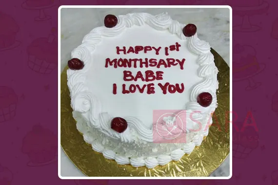 Cake made by a Rosso Bakes student