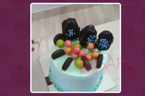 Cake made by a Rosso Bakes student