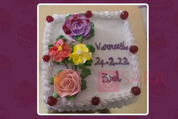 Cake made by a Rosso Bakes student