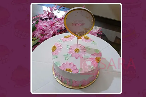 Cake made by a Rosso Bakes student