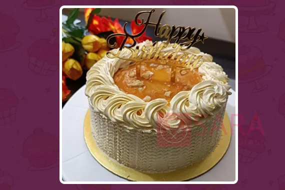 Cake made by a Rosso Bakes student